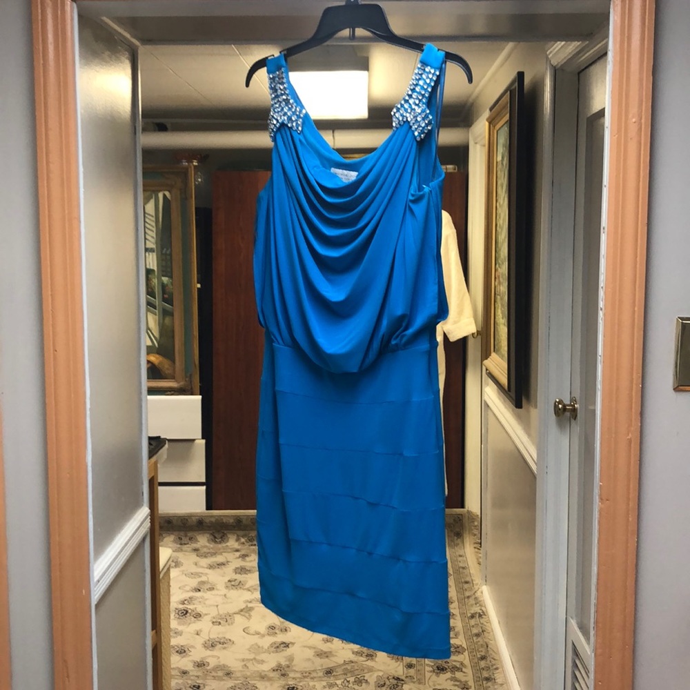 Light blue Midi dress